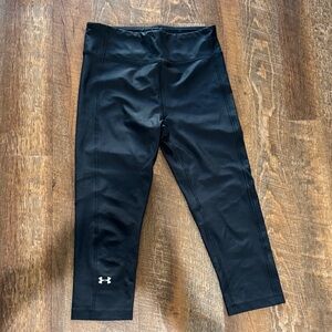 Under Armour Jet Black Athletic Capris